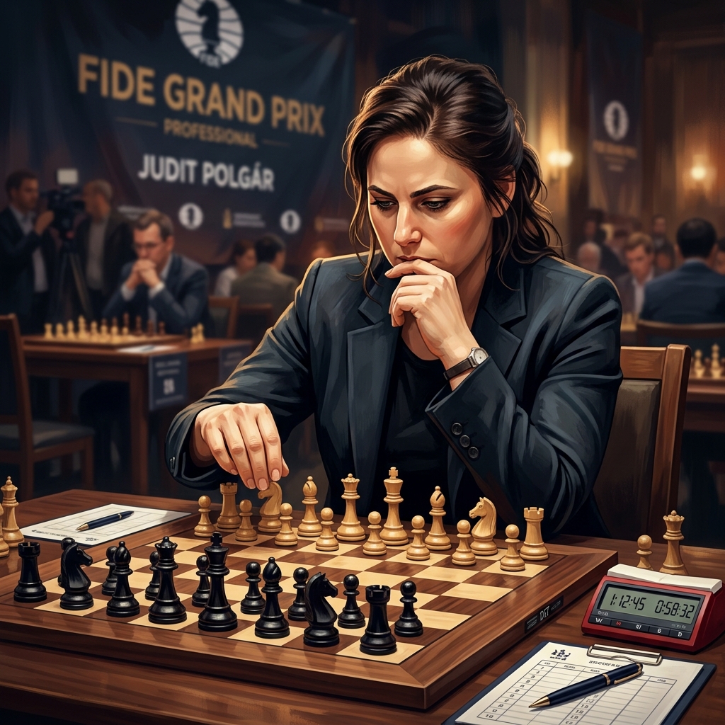 Judit Polgár AI Portrait